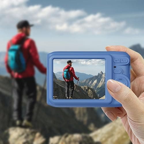 Tedubax Silicone Case for Kodak PIXPRO FZ45 - Anti-Scratch Slim Fit Lightweight Protective Case - Blue thumbnail 2