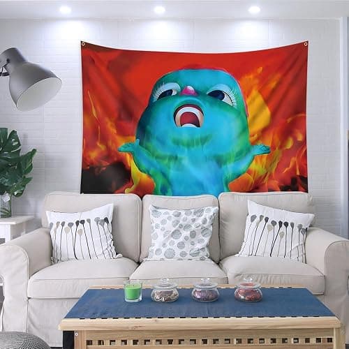 Konern 40x60inch Bibble Meme Beliefs Happiness Tapestry Gaslight Gatekeep Girlboss Tapestries Funny Wall Hanging (Duplex printing,Bright & Vibrant 150D Polyester, 4 Brass grommet design is durable) thumbnail 3