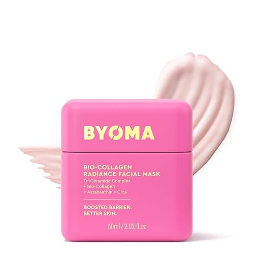 BYOMA Bio-Collagen Radiance Face Mask, Peel Off Mask For Glass Skin | Visibly Improved Elasticity, Firms, Reduces Appearance of Fine Lines and Wrinkles - Cica & Ceramides - Image 1