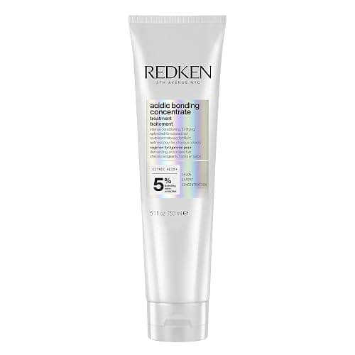 Redken Acidic Bonding Concentrate Leave In Conditioner - For Weak & Damaged Hair, Bond Building & Strengthening Hair Repair Treatment, Smooths & Provides Heat Protection - Image 1
