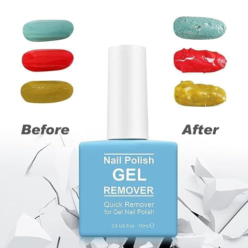 2 Pack Gel Nail Polish Remover, Gel Polish Remover for Nails, Easily Magic Soak-Off Gel Polish in 2-5 Minutes - Safe, No Need For Foil, Soaking Or Wrapping (with 1 Cuticle Pusher and Nail Scraper) thumbnail 4