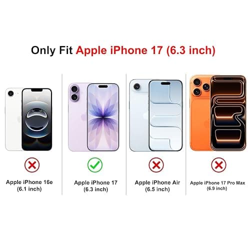 lioscre Cute Bow Phone Case for iPhone 17 6.3", Aesthetic Blue Star Ribbon Bowknot Pattern Print Design Women Girly Case Gloss Raised Camera Protective Cover Soft Slim Silicone Shockproof TPU Funda thumbnail 2