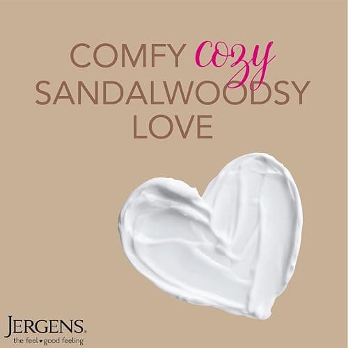 Jergens Sandalwood Hand & Body Lotion For Dry Skin, 7 fl oz | Essential Oils, Body Butter Formula, Softens Rough Areas, Soothes Discomfort, For Women & Men thumbnail 7