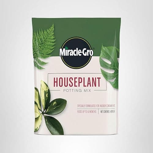 Miracle-Gro Houseplant Potting Mix: Fertilized, Perlite Soil for Indoor Gardening, Designed to Be Less Prone to Gnats, 4 qt. thumbnail 13