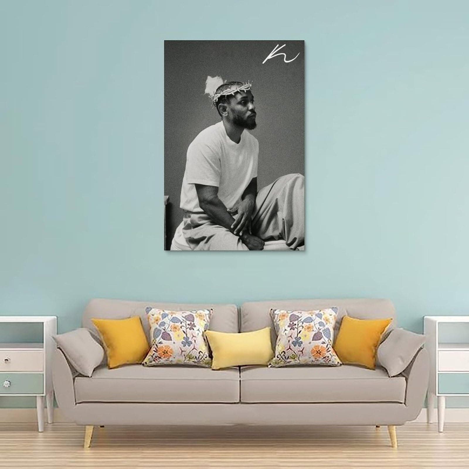 Kendrick Poster Lamar Music Singer Rapper Vintage Music Posters for Room Aesthetic Canvas Wall Art Bedroom Decor12x18inch(30x45cm) thumbnail 2