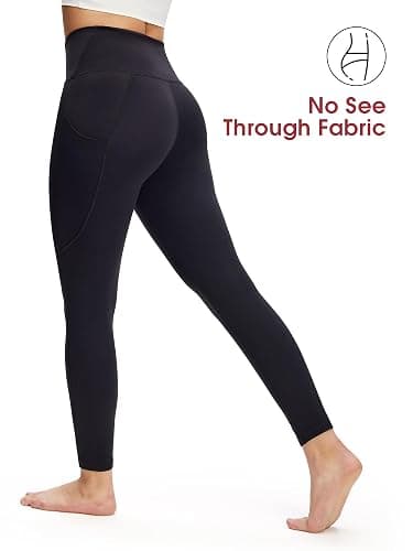 NANJI High Waisted Leggings with Pockets for Women - Buttery Soft, Stretch Yoga Pants, Squat Proof Casual Workout Leggings thumbnail 7