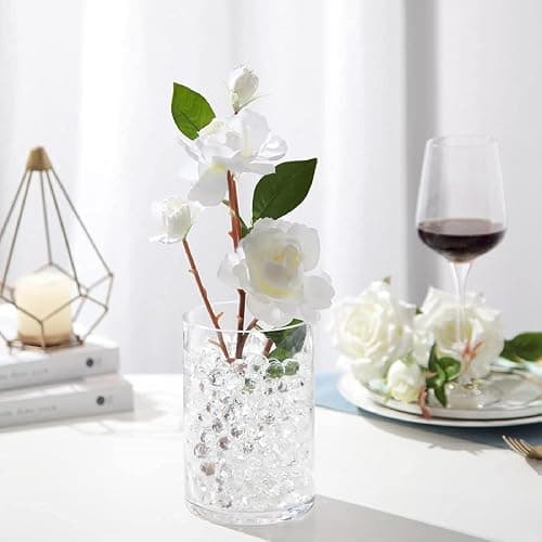 FALAMON 140,000 Clear Beads for Vases, Transparent Vase Filler, Christmas Decoration, Wedding Centerpiece, Floating Candles, Floral Decoration thumbnail 7