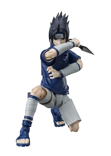 TAMASHII NATIONS - Naruto Shippuden - Sasuke Uchiha-Ninja Prodigy of The Uchiha Clan Bloodline, Bandai Spirits S.H.Figuarts Action Figure - Image 1