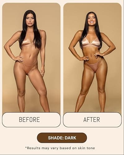 Dark Tanning Mousse 7oz - Made in the USA - Streak-Free, Lightweight, Non-Sticky, Fast-Absorbing, Vegan, Sunless Tanner for All Skin Types thumbnail 4