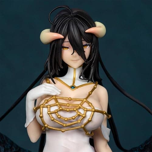 RZAHUAHU Albedo 1/7 Figur Overlord Anime Model Girl PVC Action Figuren 24CM thumbnail 5