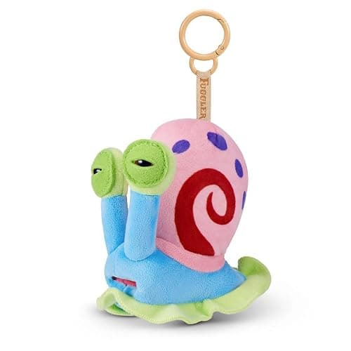 Fuggler SpongeBob 5-Inch Plush Keyring by ZURU, Funny Ugly Monster Bag Clip-on Stuffed Animal, Multiple Characters Available - Image 1