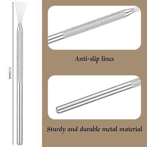Umigy 20 Pcs Clay Needle Tool Pottery Feather Wire Texture Tool Clay Modeling Tools for Ceramic Pottery Sculpting Texturing Modeling Detail Tools 5.12 Inch thumbnail 2