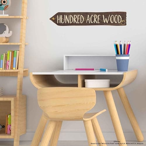 Disney Winnie the Pooh Hundred Acre Wood Arrow Wall Decor - Cute Winnie the Pooh Decoration thumbnail 2