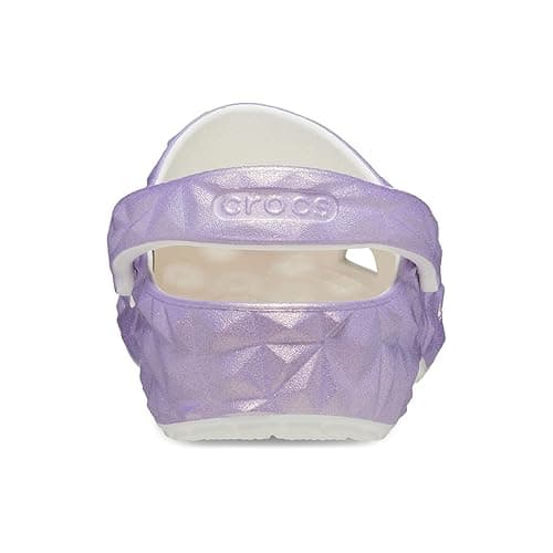 Crocs Unisex-Adult Classic Geometric Clog - 6 Women/4 Men - Iridescent Lilac thumbnail 3