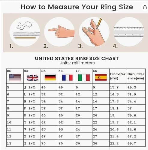Dochais Gold Rings for Women, 14K Gold Plated Cubic Zirconia Ring Set Thumb Rings for Women Wedding Rings Ladies Rings Gold Stacking Rings Engagement Rings Promise Ring thumbnail 5