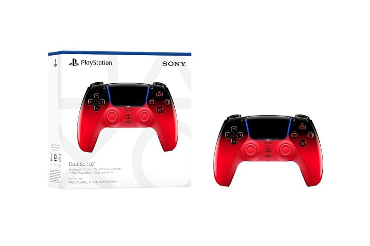 PlayStation DualSense® Wireless Controller – Techno Red - For PS5, PC, MAC & Mobile thumbnail 6