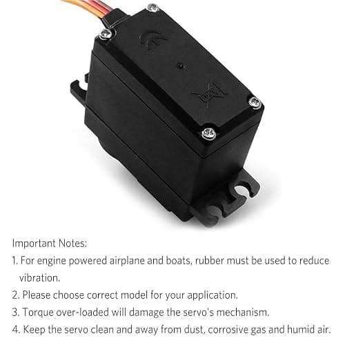 Deegoo [4-Pack] MG996R 55g Metal Gear Torque Digital Servo Motor for Futaba JR RC Helicopter Car Boat Robot thumbnail 5