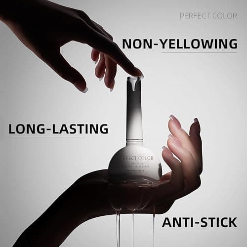 PERFECT COLOR Chrome-Proof Matte Top Coat, UV/LED Cured Gel Nail Polish, Anti-Stick Long-Lasting Formula, 0.5 Fl Oz thumbnail 4
