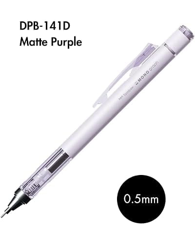 Tombow Mechanical Pencils 0.5mm, Pink & Purple with Eraser Refills | Japanese Stationery | Mechanical Pencil Pack | School Supplies | College Essentials | Office Supplies | Gifts thumbnail 3