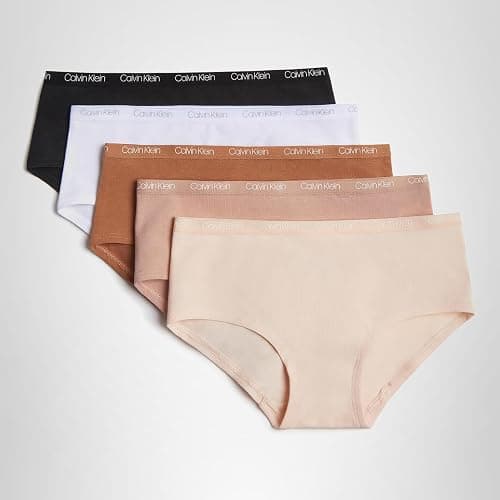 Calvin Klein Girls' Hipster Underwear Five Pack thumbnail 4