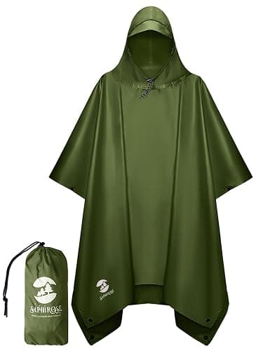 Hooded Rain Poncho thumbnail 2