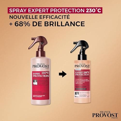 Franck Provost Soin 4-en-1 Sans Rinçage Protection Chaleur 230°C 190ml | Pro-Kératine et Céramide, +68% brillance, Action 24h anti-frizz, Sans alcool éthylique ni huile minérale thumbnail 2