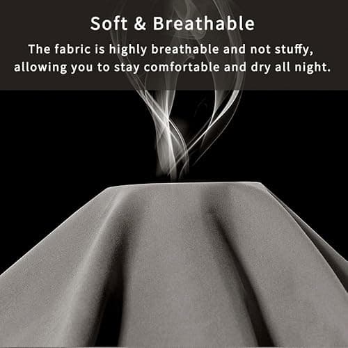 1 Piece 20''x54'' Body Pillow Case, Microfiber Dark Gray Ruffle Pillowcases, Soft Breathable and Non Shrinking Envelope Long Body Pillowcases thumbnail 4
