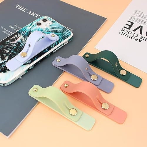 1PC Wristband Finger Ring Grip Stand Holder for Xiaomi Huawei for iPhone for Samsung Tablet Mobile, White thumbnail 2