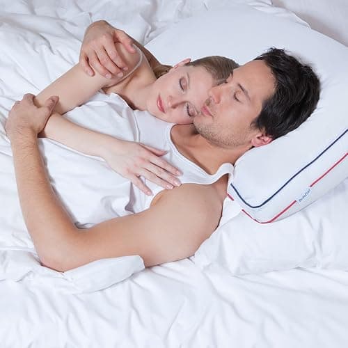 Bedufsar Bed Pillows for Sleeping, Queen Size Pillows Hotel Quality Set of 2, Fluffy and Supportive Gusseted Pillows for Side and Back Sleepers, Cooling Down Alternative Soft Pillow (20x30 in) thumbnail 7