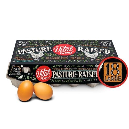 Vital Farms, Eggs Pasture Raised Large, 18 Count - Image 1