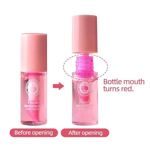 7PCS Lip Oil Set,Hydrating Magic Colour Changing Lip Balm & Long Lasting Lip Gloss Kit,Clear Tinted Lipstick & Lip Care Multipack for Women,Colour Changing Lipstick,Non-Sticky Gloss,Fruit-Flavored thumbnail 8