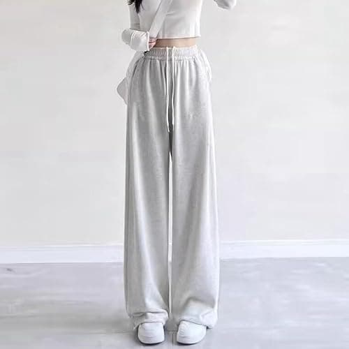Kids Pants Girls Age 4-14 Years Spring Winter Baggy Trousers for ADO Girls Elastic Waist Loose Comfy School Casual Sports Athletic Vacation Streetwear Sweatpants thumbnail 2
