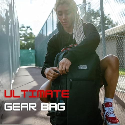 Superare Gear Bags - Gym Duffle Bag, Backpack, Tote Bag for MMA, Athletic Gym Boxing Bag - Enorme, Carico, Diario, Sporta thumbnail 2