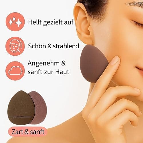 56-teiliges Make-up Pinselset mit Schwämmen, Stirnband & Tasche – Profi-Qualität thumbnail 7