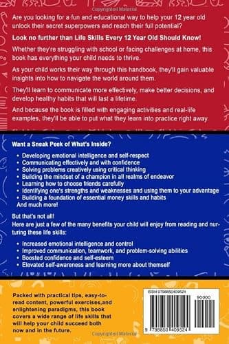 Life Skills Every 12 Year Old Should Know: An Essential Book For Tween Boys and Girls To Unlock Their Secret Superpowers and Be Successful, Healthy, and Happy (Life Skills Every Kid Should Know) thumbnail 2