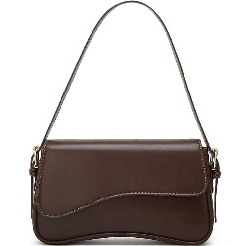 Amszke Shoulder Bag for Women Y2K Crossbody Purse PU Leather Underarm Handbag 2 Adjustable Strap for Daily Commute Travel - Image 1