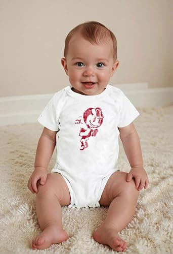Wes and Willy Baby College Team 3 Pack of Cotton Rompers thumbnail 4
