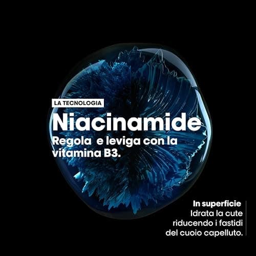 L'Oréal Professionnel Paris Shampoo Lenitivo, Per Cuoio Capelluto Sensibile, Per Capelli Luminosi e Setosi, Con Niacinamide, Anti-Discomfort, Scalp Advanced, 300 ml thumbnail 5
