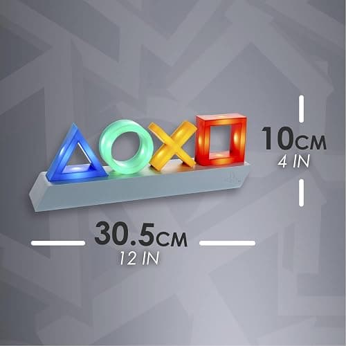 Paladone Playstation Heritage Icons Light, Desktop Game Room Lighting Accessories, 3 Dynamic Light Modes, Powered by USB or Batteries thumbnail 2
