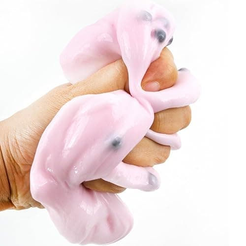 Tototang slime-pink bubble tea themed slime(7oz) - Thick and Glossy Textured Slime - Handmade Slime - ASMR Slime thumbnail 5