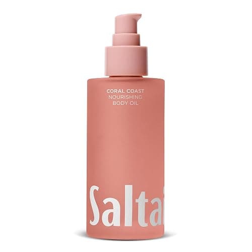 Saltair Body Oil – Silky After Shower and Bath Dry Oil for Women and Men – Non-Greasy, Well-Absorbing Moisturizer for Hydrating Dry Skin – Coral Coast Scent, 4oz - Image 1