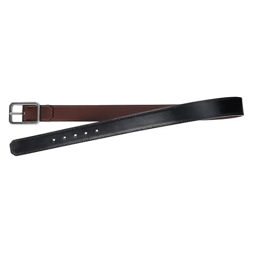 Carhartt mens Durable Full Grain Leather Reversible Center Bar Buckle Belt, W/Rugged Antique Nickel Hardware thumbnail 6