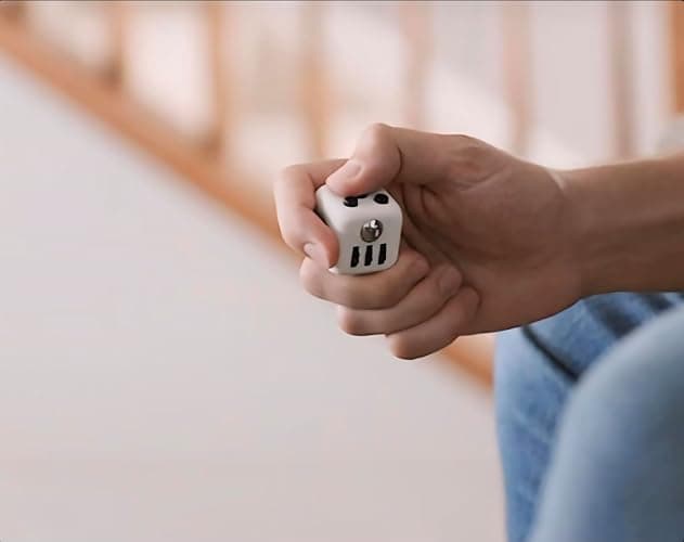 Generic Fidget Gadget Toy - Premium Quality Stress Relief Cube Toy for Adults and Kids - Improve Focus, Relieve Anxiety, and Increase Productivity - Durable and Portable Design, Small, Oreo thumbnail 2