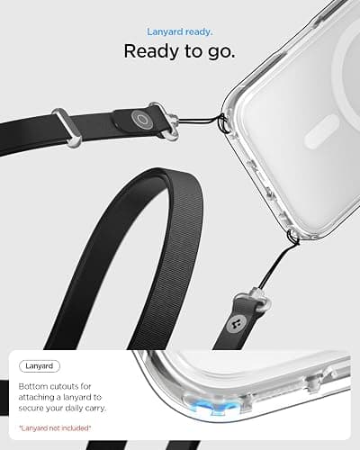 Spigen for iPhone 17 Case, Ultra Hybrid MagFit [TPU Covered Camera Control] [Anti-Yellowing] [Compatible with Magsafe] - Clear thumbnail 8