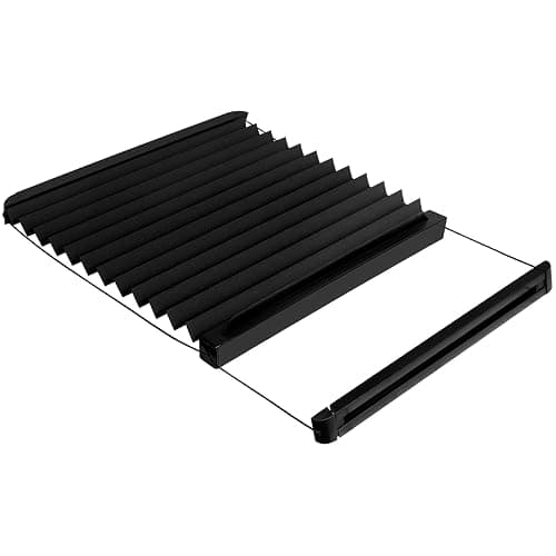 RV Thin Pleated Shade Replacement Compatible with Lippert Prepped Entry Doors/Thin Shade Ready Lippert Entry Door,12” x 21” RV Window Blinds for Camper Travel Trailers thumbnail 2