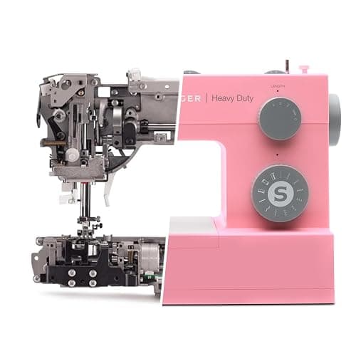 SINGER® Heavy Duty 4411 (Pink) High Speed Sewing Machine + Accessories | 11 Built-In Stitches Deliver 69 Stitch Applications | 60% More Power, 1100 Stitches/Min | Metal Frame, 4-Step Buttonhole thumbnail 10