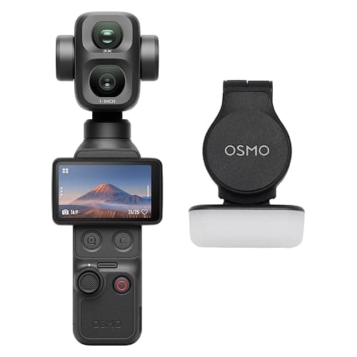 DJI Osmo Pocket 4P Standard Combo, Dual-Lens 4K Vlog Camera, 1-Inch CMOS | 3× Optical Zoom, Up to 12× Zoom, 4K/240fps,17‑Stop Dynamic Range,103GB Built‑In Storage, Fill Light - Image 1