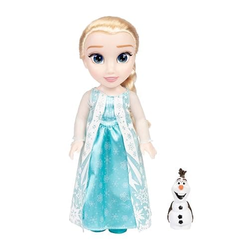 JAKKS Pacific Elsa Doll Classic My Singing Friend Elsa Doll & Olaf Figure thumbnail 11