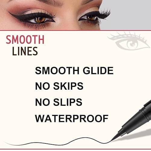 LAVONE Eyebrow Kit, Waterproof Brow Pencil, Pomade, Eyeliner - Black Brown | 4-in-1 brow kit, long-lasting,smudge-proof, waterproof eyebrow pen, pomade, eye liner, brow brush, creates natural full brows thumbnail 3