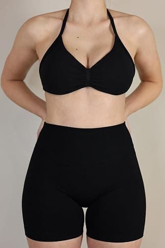 AUROLA Influence Workout Shorts for Women,2.5 3.5 4.5 5.5 6.5 No Roll Up Squat Proof Scrunch Seamless Compression Gym Short thumbnail 3